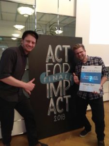 Act for Impact Award - Scavenger Hunt Deutschland gewinnt den zweiten Platz