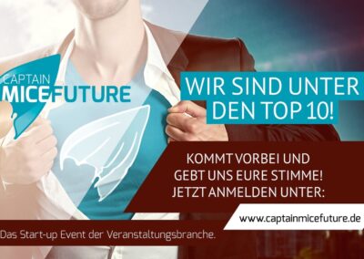 Wir sind nominiert! Beim Captain Mice Future Award 2018