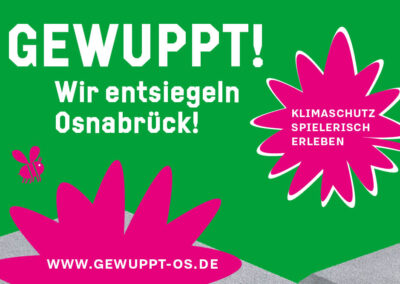 Gewuppt! Wir entsiegeln Osnabrück