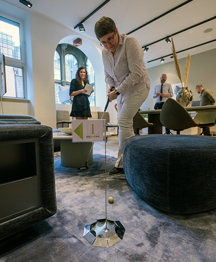 Bürogolf überall möglich