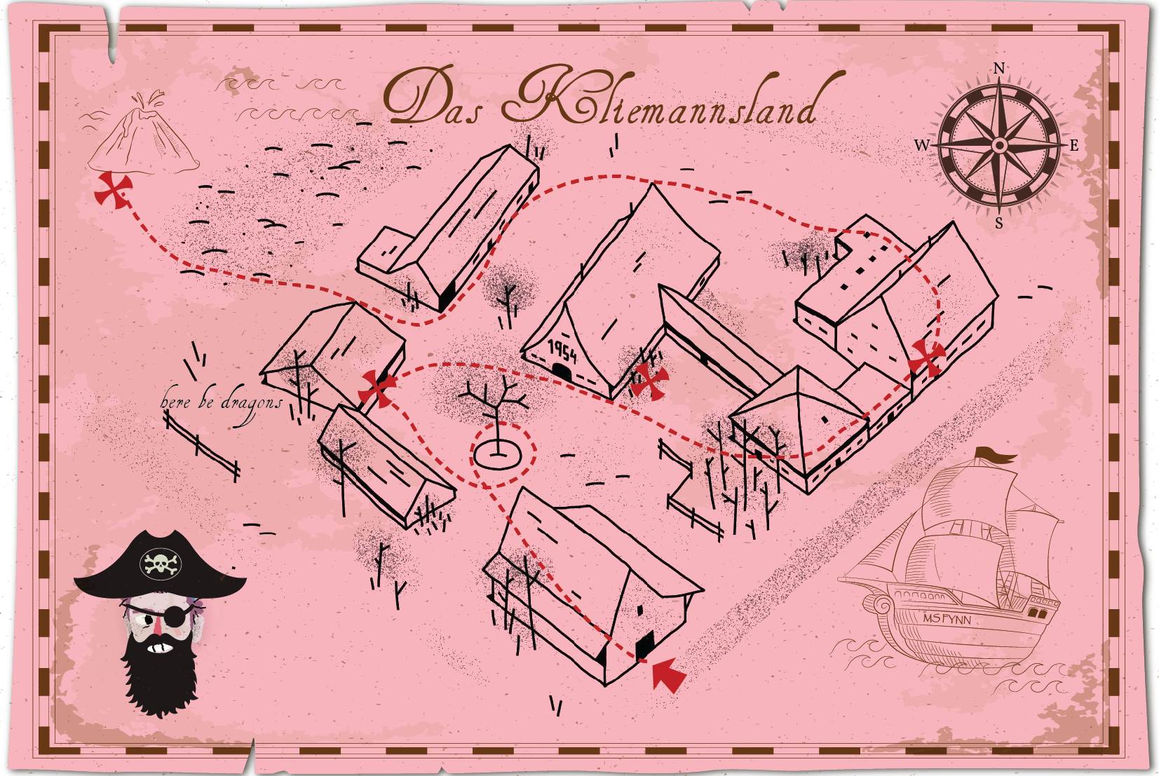 Kliemannsland Hunt Karte Karte der Kliemannsland Hunt